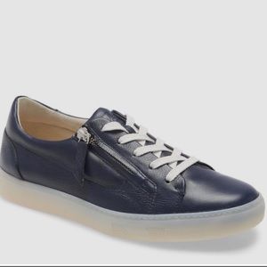 Paul Green Carla Laced-up. Women Leather Sneakers. Size 8